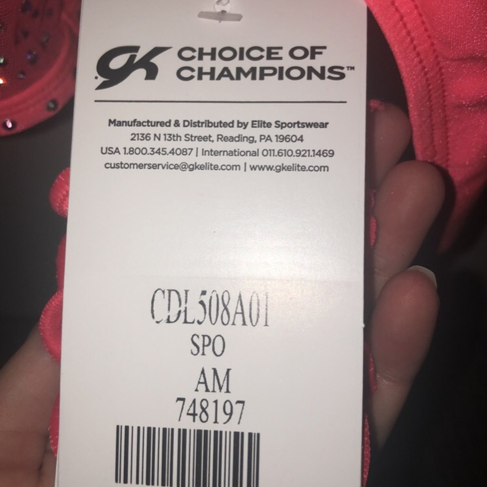 GK long sleeve,  custom long sleeve leotard